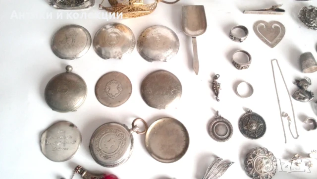 Стари сребърни и посребрени предмети по договаряне, снимка 7 - Антикварни и старинни предмети - 51262341