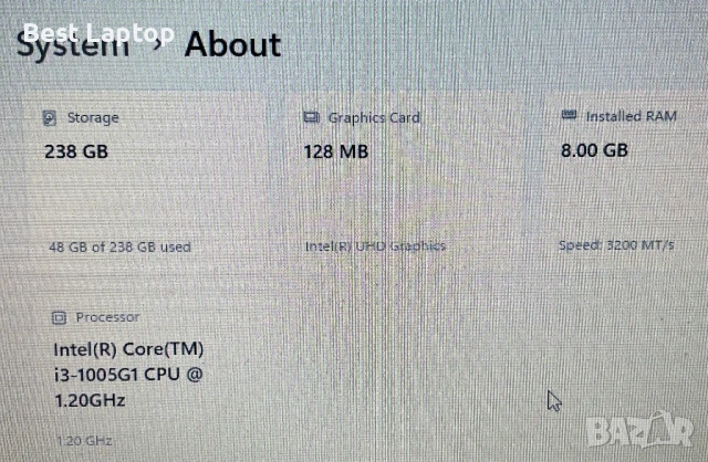 ASUS a712ja 17” 8gb 256gb ssd i3-1005G1 laptop лаптоп, снимка 7 - Лаптопи за дома - 51860993