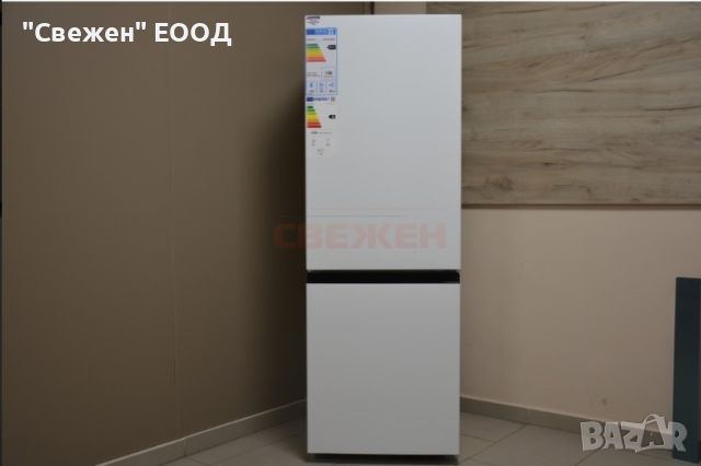 Хладилник с фризер HANSEATIC HKGK14349DW, снимка 1 - Хладилници - 45615575