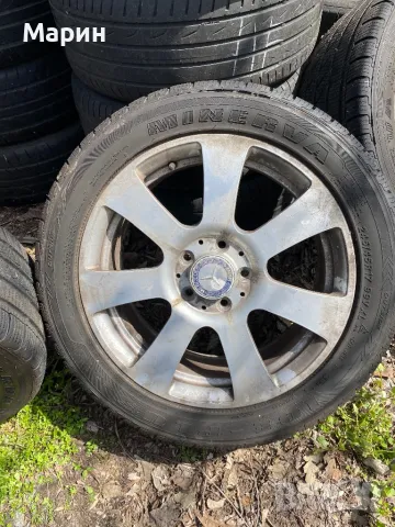 Оригинални джанти 17 цола Mercedes, снимка 4 - Гуми и джанти - 49923511