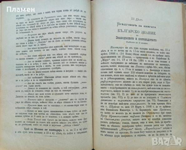 Балчовъ веченъ календарь по юлиянския стилъ Балчо Нейковъ /1897/, снимка 13 - Антикварни и старинни предмети - 53385214