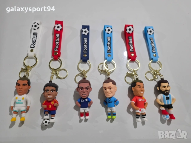 Фенски ключодържатели Роналдо, Меси, Холанд, Ямал нов модели 25/26