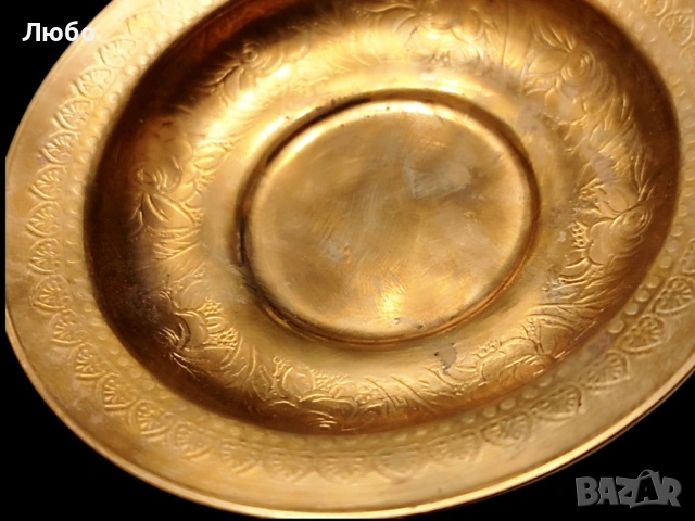 3 броя ретро месингови чинии/ ки, снимка 5 - Антикварни и старинни предмети - 53526911