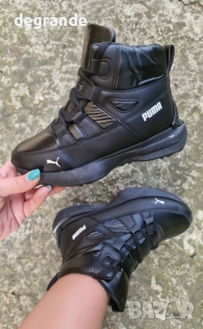 Дамски спортни боти Puma с дебела топла вата
