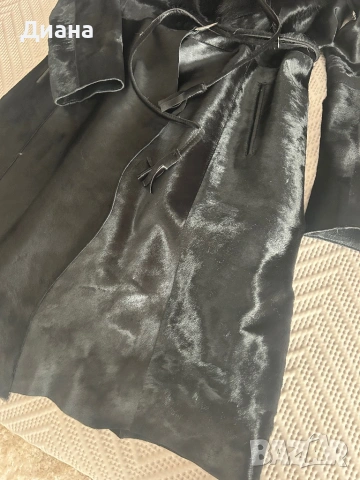 Палто с косъм, снимка 4 - Палта, манта - 53057610