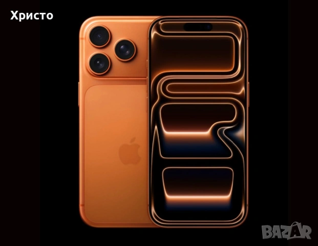 НОВ!!! Apple iPhone 17 Pro Max, 256GB, 5G, Cosmic Orange + подарък оригинален адаптер Apple , снимка 2 - Apple iPhone - 53652591