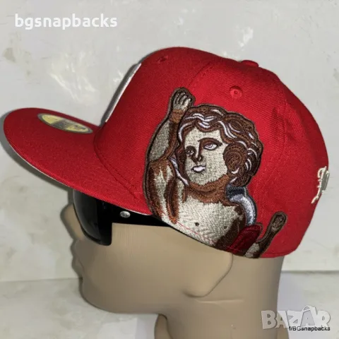 NY Jon Stan X New Era 59FIFTY Fitted шапка с права козирка shapka era, снимка 3 - Шапки - 48504077