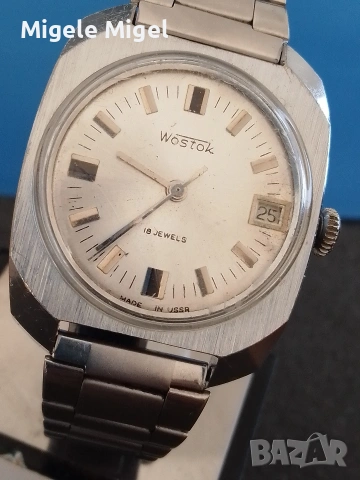 Руски ръчен механичен мъжки часовник WOATOK., снимка 4 - Мъжки - 53935736