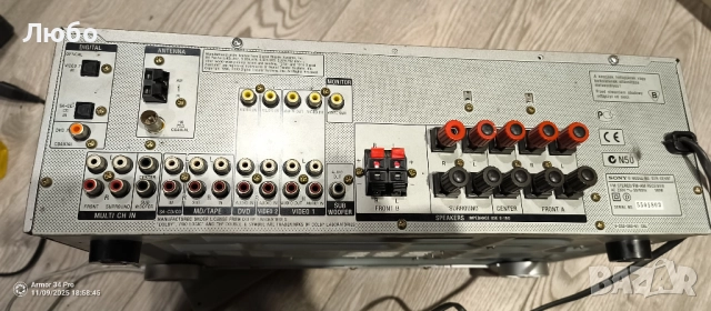 Усилвател ресиивър SONY srt de 497, снимка 5 - Ресийвъри, усилватели, смесителни пултове - 52353970