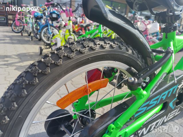 PASSATI Алуминиев велосипед 16" SENTINEL зелен, снимка 6 - Велосипеди - 45489843
