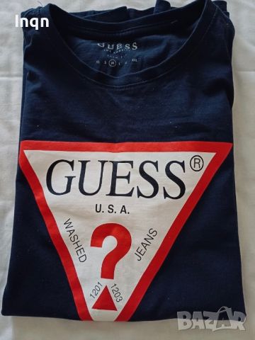 Мъжка тениска Guess, снимка 4 - Тениски - 46308640