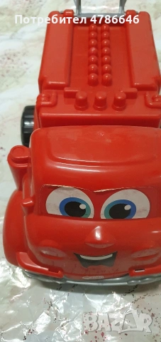 Пластмасова пожарна кола, снимка 4 - Коли, камиони, мотори, писти - 54127667