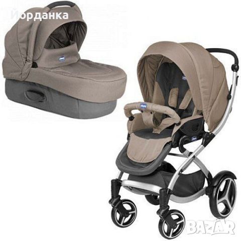 Комбинирана количка Chicco, снимка 4 - Детски колички - 45395648