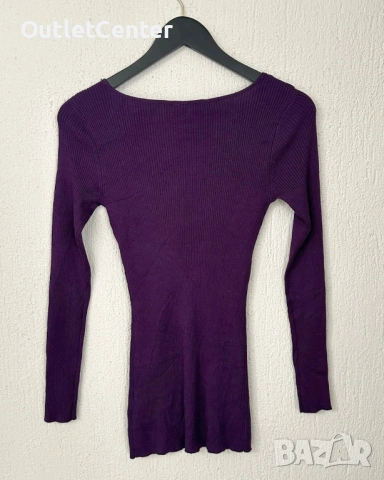 Лилав дамски топ Candies, снимка 3 - Блузи с дълъг ръкав и пуловери - 53903479