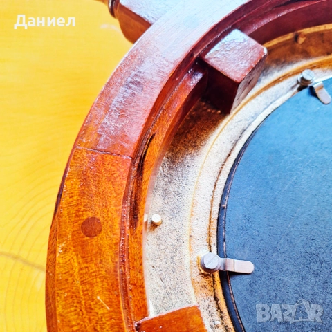 Стенен винтидж часовник с формата на рул. , снимка 7 - Сувенири от дърво - 48436691