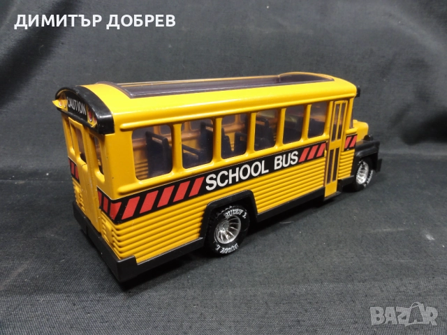 СТАРА РЕТРО МЕТАЛНА ИГРАЧКА УЧИЛИЩЕН АВТОБУС BUDDY-L HONG KONG 1981, снимка 4 - Колекции - 52874697