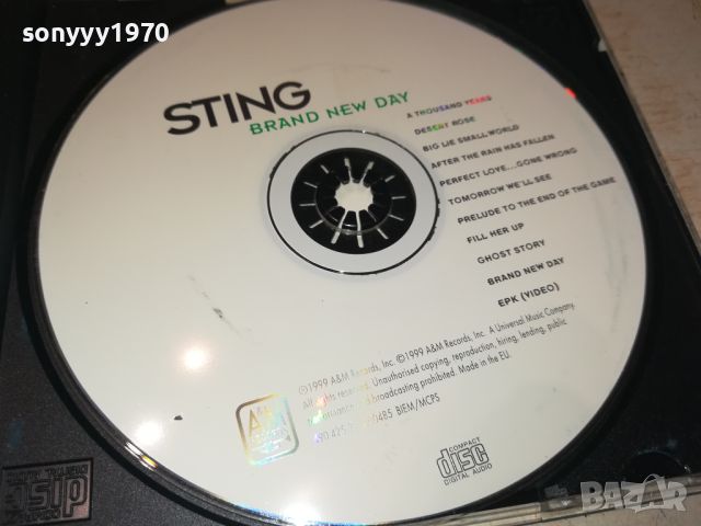 SOLD-STING CD 1907241102, снимка 13 - CD дискове - 46629570