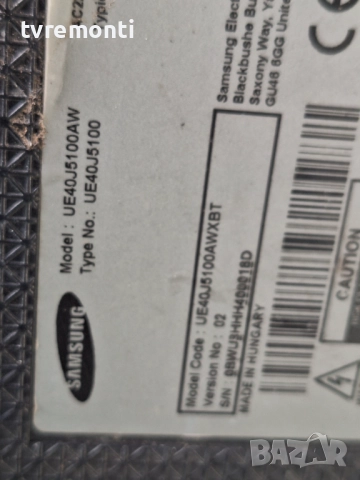 T-Con board RUNTK 5538 TP за 40-инчов телевизор Samsung Модел UE40J5100AW, с дисплей CY-GH040BGSV1, снимка 5 - Части и Платки - 52030032