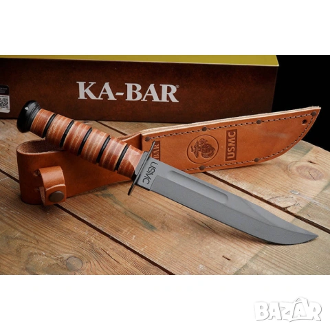 Нож KA-BAR 1217 Full-size USMC, снимка 2 - Ножове - 53637825