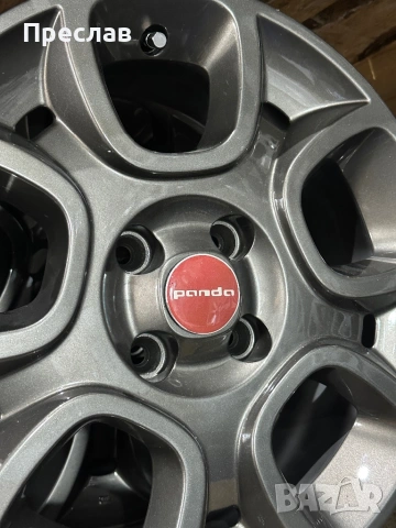 4 броя капачки за джанти за Fiat Panda, снимка 3 - Аксесоари и консумативи - 53616631