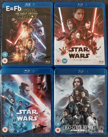 Star Wars / Междузвездни войни - всички части на Блу-Рей (Blu-Ray) дискове, снимка 2 - Blu-Ray филми - 46936141