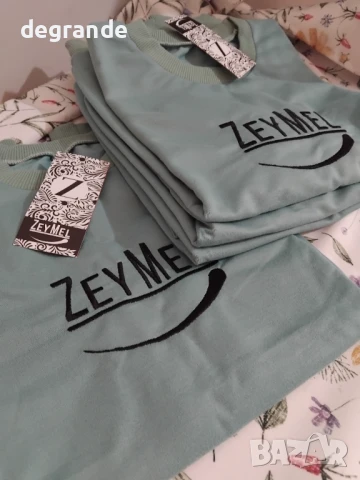 Зелена Дамска блуза ZeyMel размери S M XL цена 15лв 