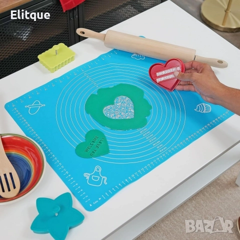 Силиконова постелка за печене, точене и месене, снимка 8 - Други стоки за дома - 52796095