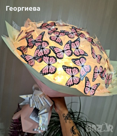 🎁 Stich/Светещи букети – създадени да носят радост и усмивки! 🎂🌈, снимка 9 - Подаръци за рожден ден - 53070878