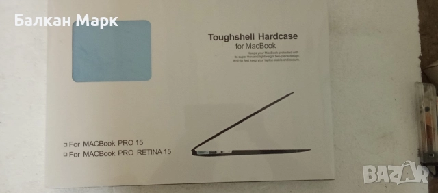Продавам нов светло син кейс / калъф/протектор Toughshell Hardcase за MacBook 15"