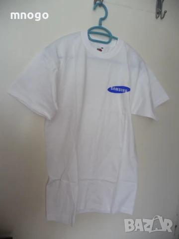 Тениска с рекламен надпис на Samsung Самсунг телефони телевизори, снимка 2 - Тениски - 50970790