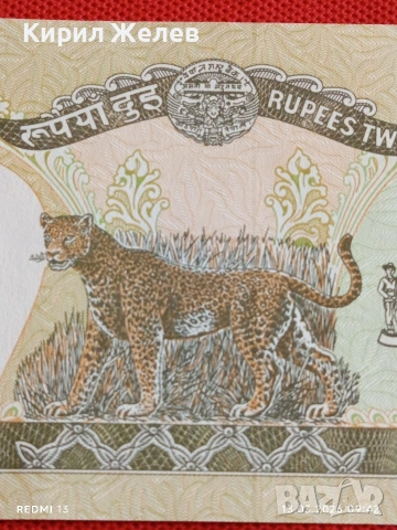 Банкнота НЕПАЛ много красива перфектно състояние непрегъвана за КОЛЕКЦИЯ ДЕКОРАЦИЯ 54031, снимка 6 - Нумизматика и бонистика - 53822131