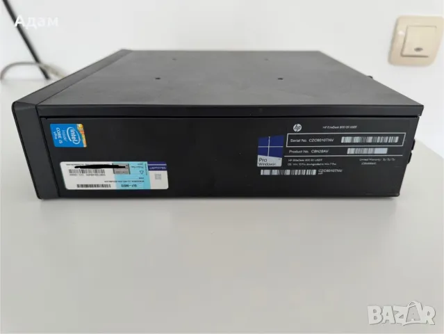 Компютър мини HP EliteDesk SSD 256GB RAM 16GB, снимка 2 - Работни компютри - 48037514