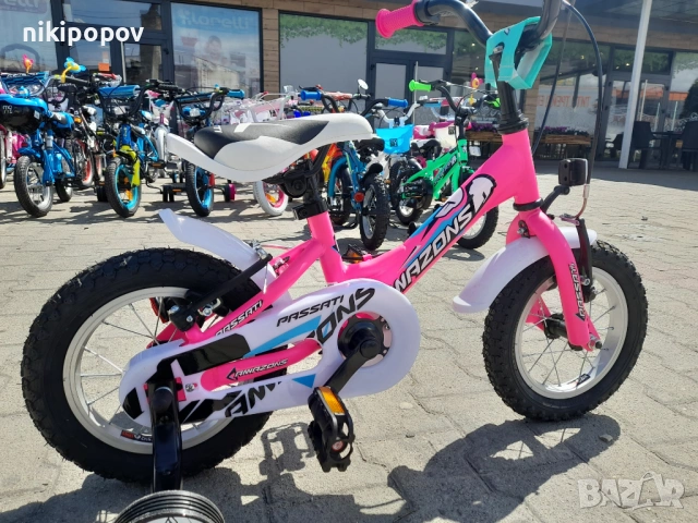 PASSATI Велосипед 12" AMAZONS розов, снимка 5 - Велосипеди - 53758934