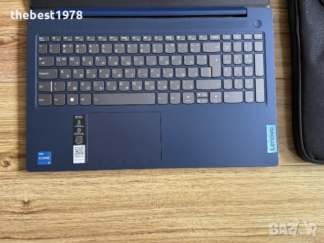 15.6 Lenovo Slim 3`Core i5-12450H/16GB DDR5/512GB NVMe/Full HD IPS/Подсветка/Бат 8ч, снимка 3 - Лаптопи за работа - 54237089