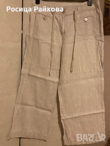 Дамски ленен панталон 42