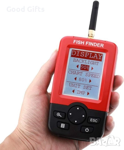 Безжичен сонар за риболов – портативен Fish Finder с LCD дисплей и сензор до 100 м, снимка 6 - Въдици - 52225389