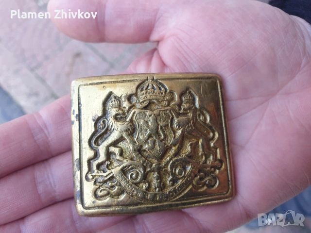 Царство България -тока за колан от униформа , снимка 6 - Колани - 53707772