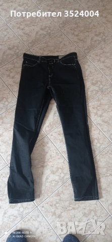 Нови елегантни черни дънки с кант на немска фирма