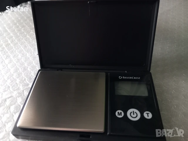 Бижутерска везна SILVER CREST - 0.01g, снимка 3 - Електронни везни - 51055055