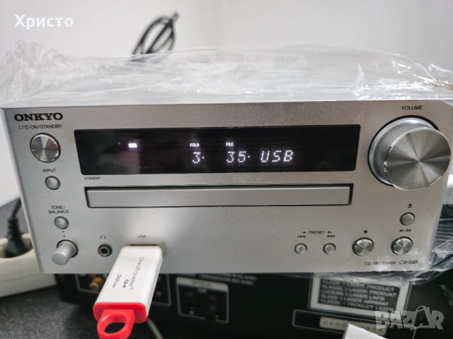 Onkyo cr-545 + тонколони mp3 ресийвър usb, снимка 10 - Ресийвъри, усилватели, смесителни пултове - 44794365