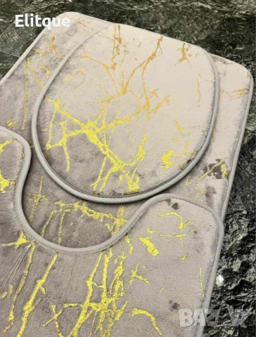 Комплект от 3 неплъзгащи се килимчета,мраморна визия, снимка 8 - Други стоки за дома - 52894838