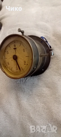 Стар бронзов корабен уред таймер, снимка 4 - Антикварни и старинни предмети - 53061654
