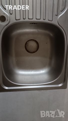 кухненска мивка за вграждане метална с плот неръждавейка алпака  , снимка 3 - Мивки - 31414724