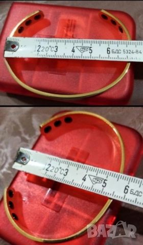 Изискана нано гривна с 9к бяло и жълто попълнено злато 25 лв., снимка 3 - Гривни - 51779653