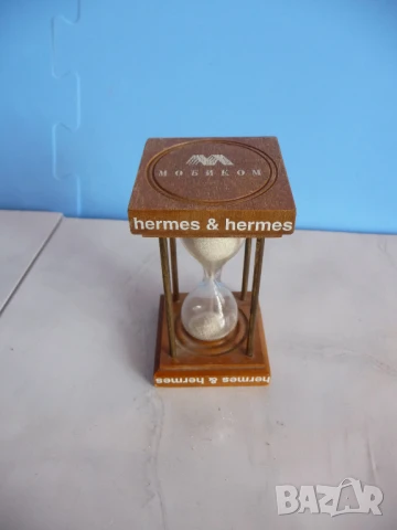 Мобиком пясъчен часовник рекламен мобифон мобилни услуга дилър телефони, снимка 1