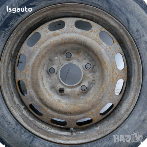 Стоманени джанти 5x114.3 с гуми R15 Nissan Almera Tino (V10) 2000-2006 ID: 157895, снимка 5 - Гуми и джанти - 53537426