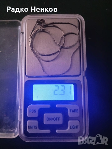 Бяло злато 9к , снимка 3 - Колиета, медальони, синджири - 54177263