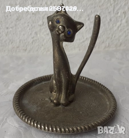  Котки котета котка коте фигура статуетка, луксозна котка, котка метал със сини очи, снимка 15 - Статуетки - 31623475