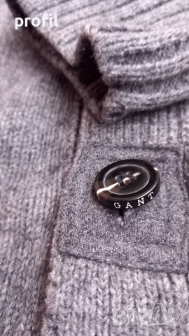 Gant XXL жилетка с вълна и алпака, снимка 7 - Пуловери - 53305409