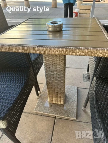 Маси от изкуствен ратан за заведение, балкон  и градина